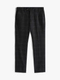 Γκρι Smart Casual Denton Καρό Παντελόνι Chinos Σε Ίσια Γραμμή  Άνδρες