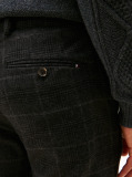 Γκρι Smart Casual Denton Καρό Παντελόνι Chinos Σε Ίσια Γραμμή  Άνδρες