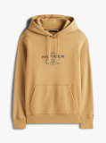 Brown Perfect for fighting the cold, this warm hoodie is enhanced with a stylish, tonal Tommy Hilfiger logo and crafted from high-quality interlock knit.  Men