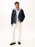 Blue Lightweight Hooded Windbreaker  Men