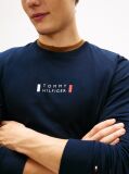 Μπλε T-Shirt Μακρυμάνικο Με Λογότυπο  Άνδρες