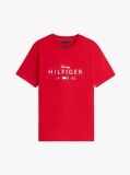 Κόκκινο T-Shirt Με Λογότυπο Και Στρογγυλή Λαιμόκοψη  Άνδρες