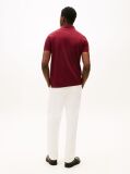 Red Regular Fit Concealed Placket Polo Shirt  Men