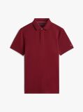Red Regular Fit Concealed Placket Polo Shirt  Men