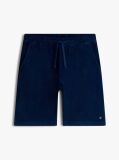 Blue Flag Embroidery Towelling Sweat Shorts  Men