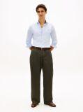 Blue Slim Fit Gingham Check Poplin Shirt  Men