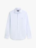 Blue Slim Fit Gingham Check Poplin Shirt  Men