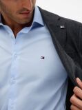 Μπλε Slim Πουκάμισο Με Κεντητό Σημαιάκι  Άνδρες