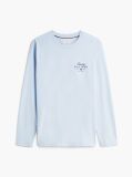 Μπλε Κοντομάνικο T-Shirt Με Λογότυπο  Άνδρες