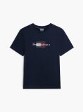 Μπλε T-shirt Με Σημαία  Άνδρες