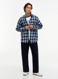 Μπλε Tommy Hilfiger x FRGMT Άνετο Παντελόνι Chino Με Κουμπί Snap  Άνδρες