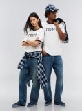 Μπεζ Tommy Hilfiger x FRGMT Άνετο T-Shirt  Άνδρες