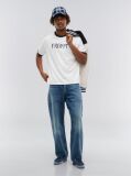 Μπεζ Tommy Hilfiger x FRGMT Άνετο T-Shirt  Άνδρες