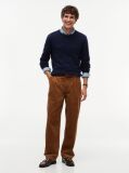 Brown River Relaxed Straight Corduroy Chinos  Men