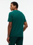 Πράσινο Βαμβακερό T-Shirt Με Varsity Λογότυπο  Άνδρες