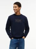 Blue Logo Intechno Knit Sweatshirt  Men