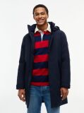 Blue Performance Tech Hooded Padded Parka  Men