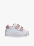 Multi Logo Hook And Loop Sneakers  Girls