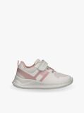 Multi Logo Mesh Lace Up And Velcro Sneakers  Girls