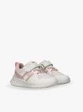 Multi Logo Mesh Lace Up And Velcro Sneakers  Girls