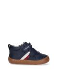 Μπλε Sneakers Με Σημαιάκι Και Μεσαίο Κόψιμο  Παιδί Unisex