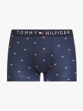 Blue TH Original Print Logo Waistband Trunks  Men