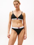 Μαύρο Heritage Σουτιέν Bralette Με Λογότυπο Και Ενίσχυση  Γυναίκες