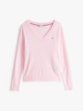 Pink Jersey V-Neck Jumper  Women