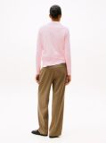 Pink Jersey V-Neck Jumper  Women