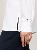 White Fluid Crepe Regular Fit Shirt  Women