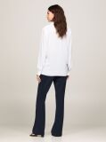 White Fluid Crepe Regular Fit Shirt  Women
