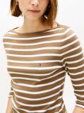 Multi T-Shirt Σε Slim Γραμμή Με Boat Λαιμόκοψη  Γυναίκες