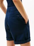 Blue Relaxed Chino Bermuda Shorts  Women