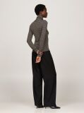 Multi Metallic Stripe Roll Neck Slim Jumper  Women