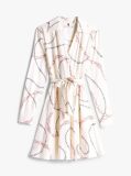 Multi All-Over Print Mini Wrap Dress  Women