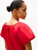 Red Regular Fit Short Sleeve Blouse  Women