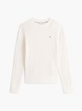 Beige Fine Cable Knit Jumper  Women