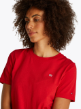 Κόκκινο T-Shirt Με Σημαιάκι Σε Αντίθεση  Γυναίκες