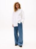 White The Sofia Capsule Oversized Boyfriend Shirt  Women