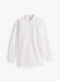 White The Sofia Capsule Oversized Boyfriend Shirt  Women