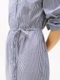 Multi Stripe Poplin Midi Shirt Dress  Women