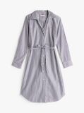 Multi Stripe Poplin Midi Shirt Dress  Women