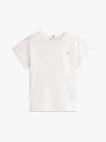 Άσπρο Βαμβακερό T-Shirt  Γυναίκες