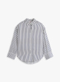 Multi Oversized Adjustable Cuff Shirt  Women