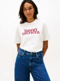 Μπεζ Άνετο T-Shirt Με Λογότυπο  Γυναίκες