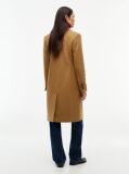 Brown Manteco Wool Blend Slim Single Breasted Coat  Women