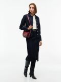 Μπλε Denim Midi Φούστα Σε Slim Γραμμή  Γυναίκες
