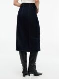 Μπλε Denim Midi Φούστα Σε Slim Γραμμή  Γυναίκες