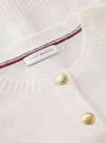 Beige Pure Wool Slim Button Cardigan  Women