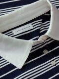 Multi Rugby Stripe Relaxed Polo Sweatshirt  Women